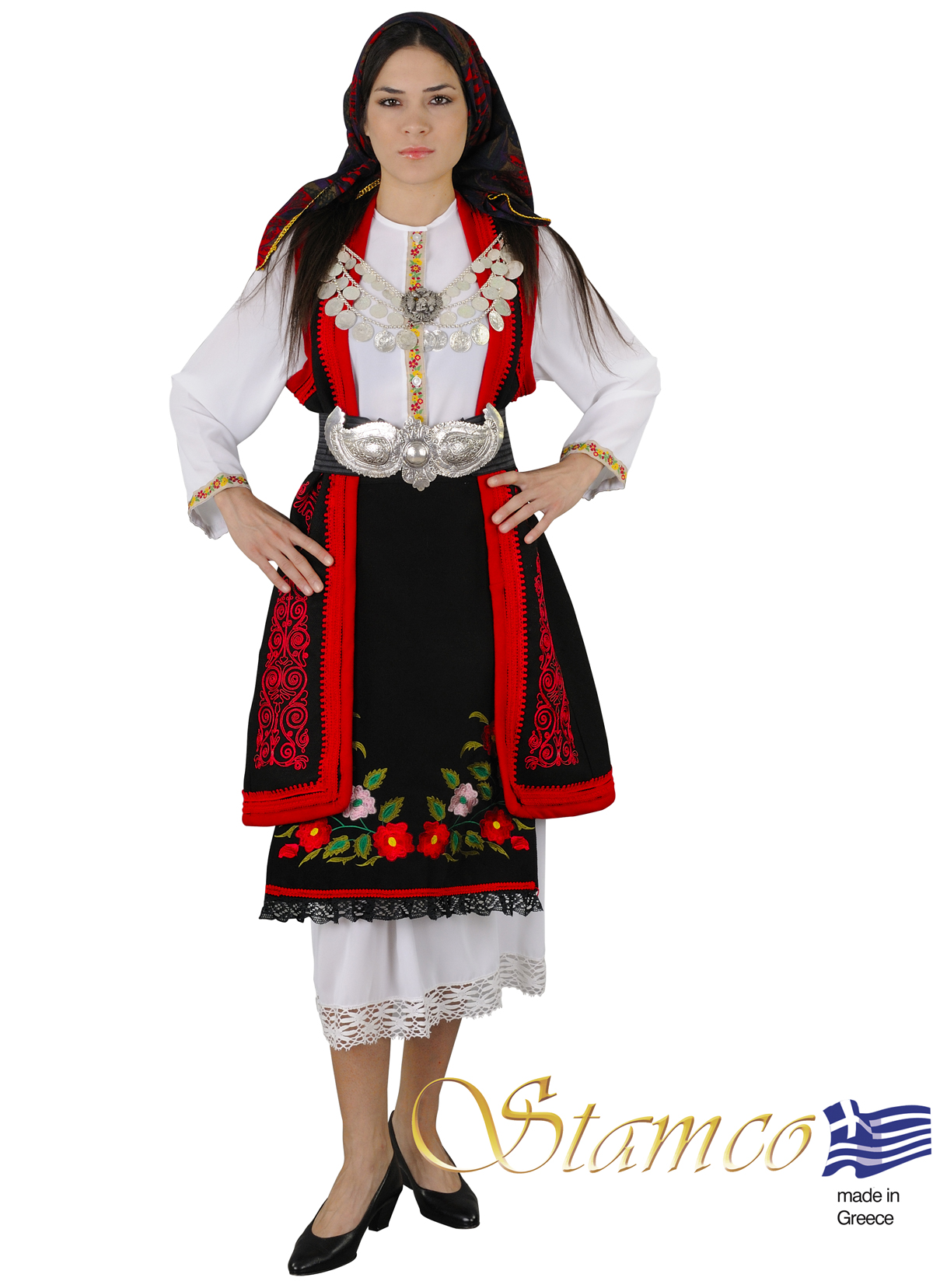 Macedonia Embroidery Greek Costume : 
