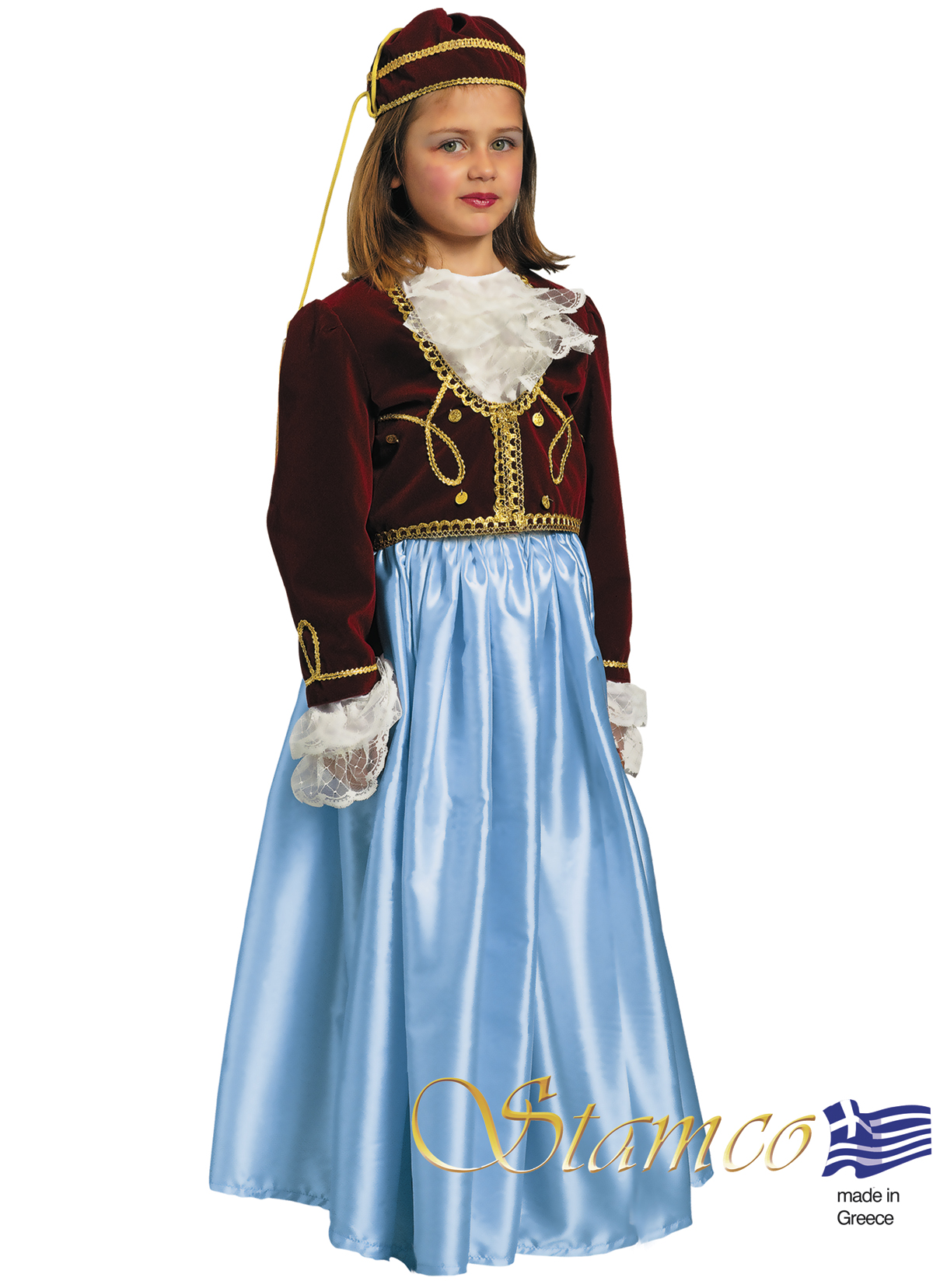 Amalia Children Greek Costume : greek-costumes.com