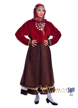 Greek Costume Orini Serres Maceodonia Woman
