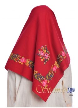 Greek Cotton Scarf of East Romelia - Thrace