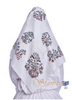 Greek Cotton Scarf of Evia - Central Greece