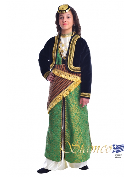 Greek Costume Pontian Girl with Vest
