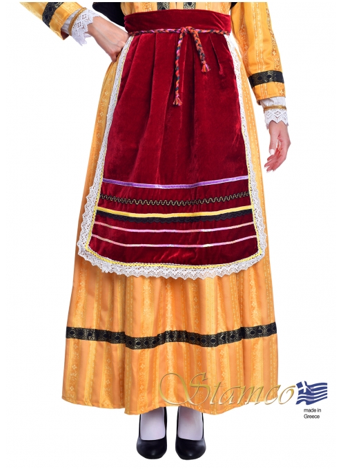 Apron with Lace and Trims