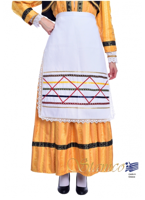 Apron with Lace and Trims