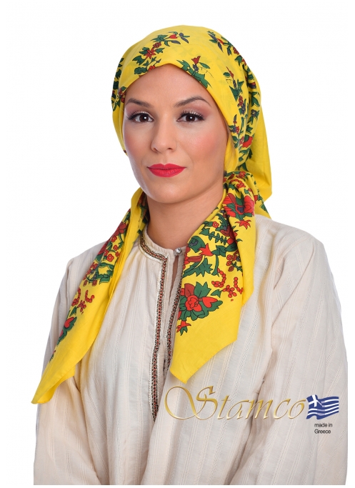 Greek Cotton Scarf of Petrota - Thrace