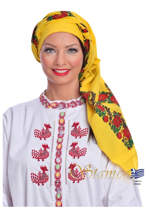 Greek Cotton Scarf of Rhodos and Kos