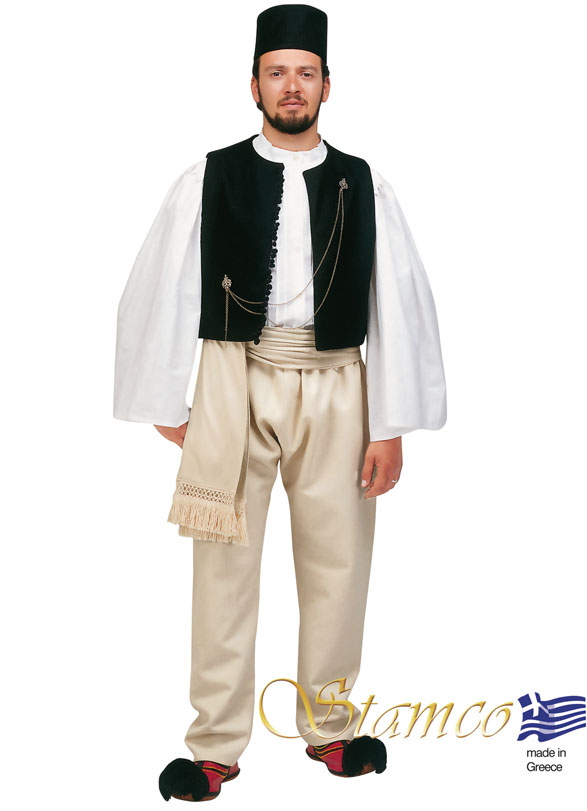 Costume Epirus Man Black Vest