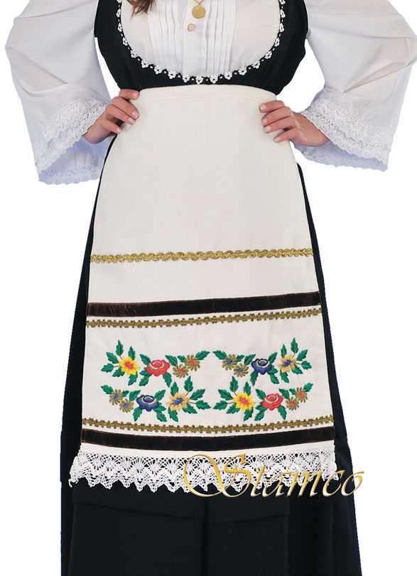 Embroidered Apron
